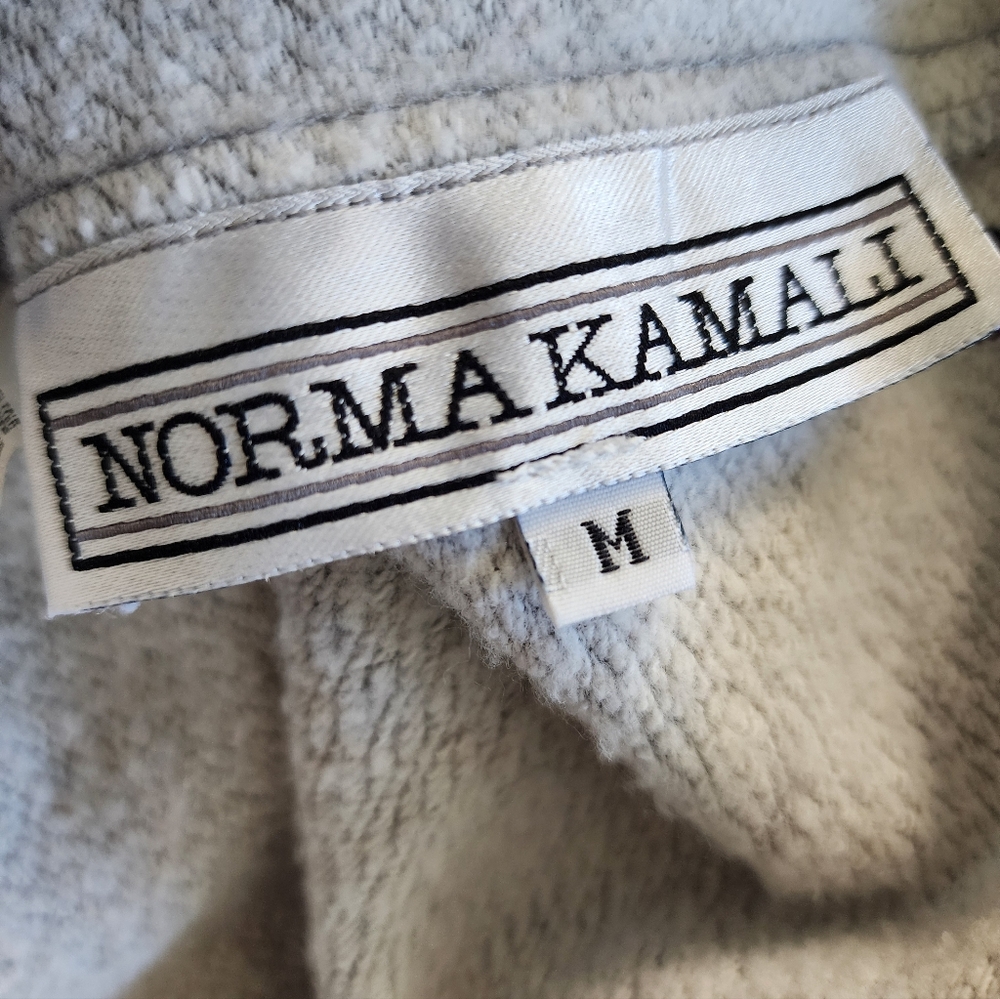 1980s Norma Kamali Vintage Gray Sweatshirt Jacket Size L and Skirt SIze M - Picture 14 of 16